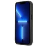 Karl Lagerfeld KLHCP13MSFMP2DG Silver Saffiano Plaque iPhone 13 Tok