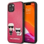 Karl Lagerfeld KLHCP13SPCUSKCP Ikonik Karl&Choupette Fushia iPhone 13 Mini Tok