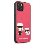 Karl Lagerfeld KLHCP13SPCUSKCP Ikonik Karl&Choupette Fushia iPhone 13 Mini Tok