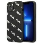Karl Lagerfeld KLHCP13SPULMBK3 Black Allover iPhone 13 Mini Tok