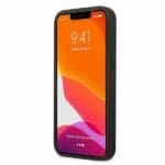 Karl Lagerfeld KLHCP13SSAKHBK Saffiano Ikonik Karl'S Head Black iPhone 13 Mini Tok