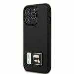 Karl Lagerfeld KLHCP13X3DKPK Black Ikonik Patch iPhone 13 Pro Max Tok