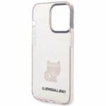 Karl Lagerfeld KLHCP14LCTTRI Pink Transparent Choupette Body iPhone 14 Pro Tok