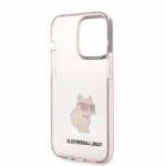 Karl Lagerfeld KLHCP14LHNCHTCP Pink Ikonik Choupette iPhone 14 Pro Tok