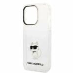 Karl Lagerfeld KLHCP14LHNCHTCT Transparent IML NFT Choupette iPhone 14 Pro Tok