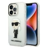Karl Lagerfeld KLHCP14LHNIKTCT Transparent IML NFT Ikonik iPhone 14 Pro Tok
