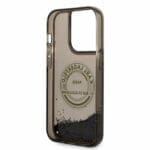 Karl Lagerfeld KLHCP14LLCRSGRK Black Liquid Glitter RSG iPhone 14 Pro Tok
