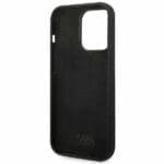 Karl Lagerfeld KLHCP14LSLCTBK Black Silicone Choupette Body iPhone 14 Pro Tok