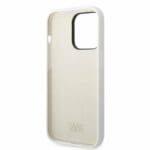 Karl Lagerfeld KLHCP14LSNCHBCH White Silicone Choupette iPhone 14 Pro Tok