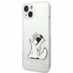 Karl Lagerfeld KLHCP14MCFNRC Transparent Choupette Fun iPhone 14 Plus Tok