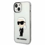 Karl Lagerfeld KLHCP14MHNIKTCT Transparent IML NFT Ikonik iPhone 14 Plus Tok