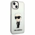 Karl Lagerfeld KLHCP14MHNIKTCT Transparent IML NFT Ikonik iPhone 14 Plus Tok