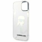 Karl Lagerfeld KLHCP14MHNIKTCT Transparent IML NFT Ikonik iPhone 14 Plus Tok