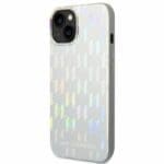 Karl Lagerfeld KLHCP14MLGMMSV3 Silver Monogram Iridescent iPhone 14 Plus Tok
