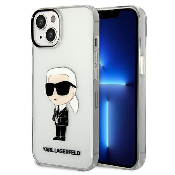 Karl Lagerfeld KLHCP14SHNIKTCT Transparent IML NFT Ikonik iPhone 14 Tok