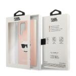 Karl Lagerfeld KLHCS22LSLCHPI Pink Silicone Choupette Head Samsung S22 Ultra Tok