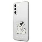 Karl Lagerfeld KLHCS22MCFNRC Transparent Choupette Eat Samsung S22 Plus Tok