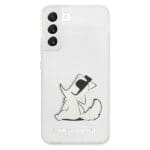 Karl Lagerfeld KLHCS22MCFNRC Transparent Choupette Eat Samsung S22 Plus Tok