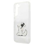 Karl Lagerfeld KLHCS22MCFNRC Transparent Choupette Eat Samsung S22 Plus Tok