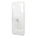 Karl Lagerfeld KLHCS22MCFNRC Transparent Choupette Eat Samsung S22 Plus Tok