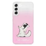Karl Lagerfeld KLHCS22MCFNRCPI Pink Choupette Eat Samsung S22 Plus Tok