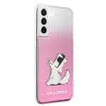 Karl Lagerfeld KLHCS22MCFNRCPI Pink Choupette Eat Samsung S22 Plus Tok