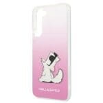 Karl Lagerfeld KLHCS22MCFNRCPI Pink Choupette Eat Samsung S22 Plus Tok