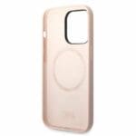 Karl Lagerfeld KLHMP14LSLKHLP Light Pink Silicone Karl`s Head Magsafe iPhone 14 Pro Tok