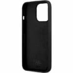 Karl Lagerfeld Liquid Silicone Karl Head Fekete iPhone 13 Pro Tok
