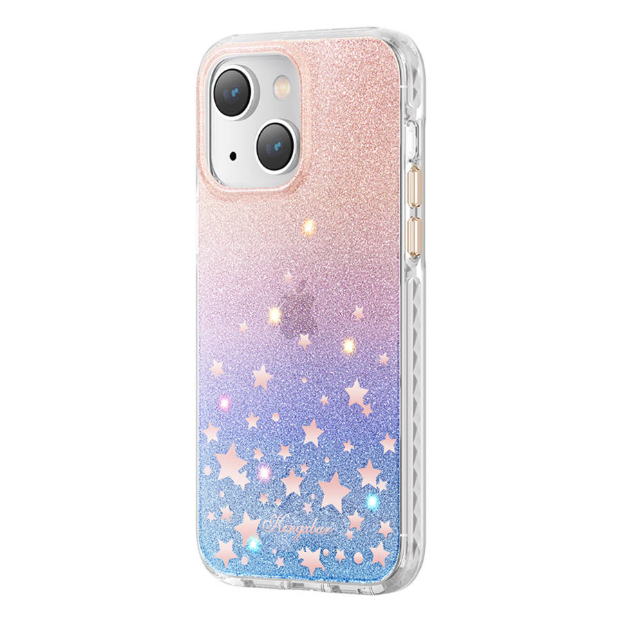 Kingxbar Heart Star Zodiac Stars iPhone 14 Plus Tok