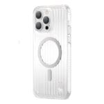 Kingxbar PQY Go Out Magnetic MagSafe Silver iPhone 14 Pro Tok