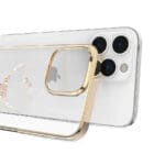 Kingxbar Wish Decorated Golden Crystals iPhone 14 Plus Tok