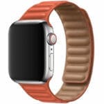 Leatherette Link Szíj Apple Watch SE/11/10/9/8/7/6/5/4/3/Ultra 1/2/3 (44/45/46/49mm) Sunset