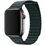 Leatherette Loop Szíj Apple Watch SE/11/10/9/8/7/6/5/4/3 (42/41/40/38mm) Forest Zöld