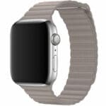 Leatherette Loop Szíj Apple Watch SE/11/10/9/8/7/6/5/4/3 (42/41/40/38mm) Light Szürke