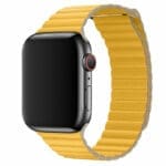 Leatherette Loop Szíj Apple Watch SE/11/10/9/8/7/6/5/4/3 (42/41/40/38mm) Meyer Lemon