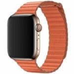 Leatherette Loop Szíj Apple Watch SE/11/10/9/8/7/6/5/4/3 (42/41/40/38mm) Sunset Orange