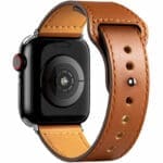 Leatherette Strap Apple Watch SE/11/10/9/8/7/6/5/4/3/Ultra 1/2/3 (44/45/46/49mm) Brown