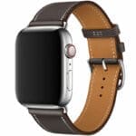 Leatherette Szíj Apple Watch SE/11/10/9/8/7/6/5/4/3/Ultra 1/2/3 (44/45/46/49mm) Piros