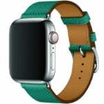 Leatherette Strap Apple Watch SE/11/10/9/8/7/6/5/4/3/Ultra 1/2/3 (44/45/46/49mm) Zöld