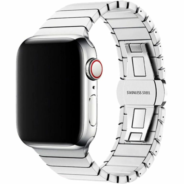 Link Szíj Apple Watch 45/44/42/Ultra Silver