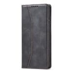 Magnet Fancy Card Wallet Card Stand Black Samsung Galaxy S22 Ultra Tok
