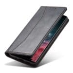 Magnet Fancy Card Wallet Card Stand Black Samsung Galaxy S22 Ultra Tok
