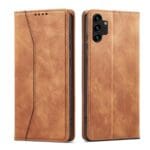 Magnet Fancy Pouch Wallet Card Holder Brown Samsung Galaxy A13 5G Tok