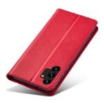 Magnet Fancy Pouch Wallet Card Holder Red Samsung Galaxy A13 5G Tok