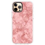 Márvány Rose Rózsaszín Tok iPhone 12 Pro Max