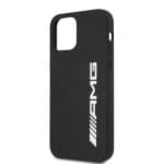 Mercedes AMG AMHCP12LSGLBGN Black Silicone Big Logo iPhone 12 Pro Max Tok