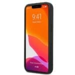 Mercedes AMG AMHCP13SDOLBK Black Leather Hot Stamped iPhone 13 Mini Tok