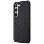 Mercedes AMG AMHCS23SBLSCA Black Carbon Stripe&EmbosSEd Samsung S23 Tok