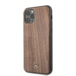 Mercedes MEHCN58VWOLB Hard Brown Wood Line Walnut iPhone 11 Pro Tok